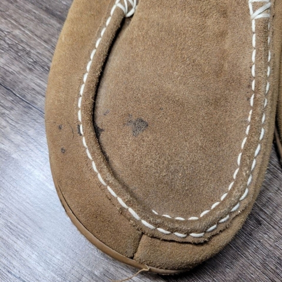 Men's Home Slippers Gold Toe Faux Fur Size 13 - Picture 4 of 5